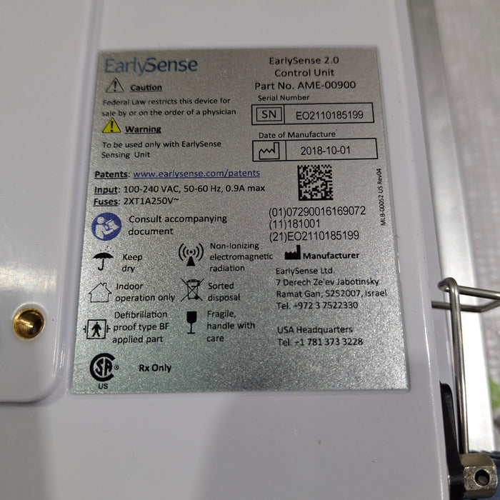 EarlySense Ltd. EarlySense 2.0 Control Unit