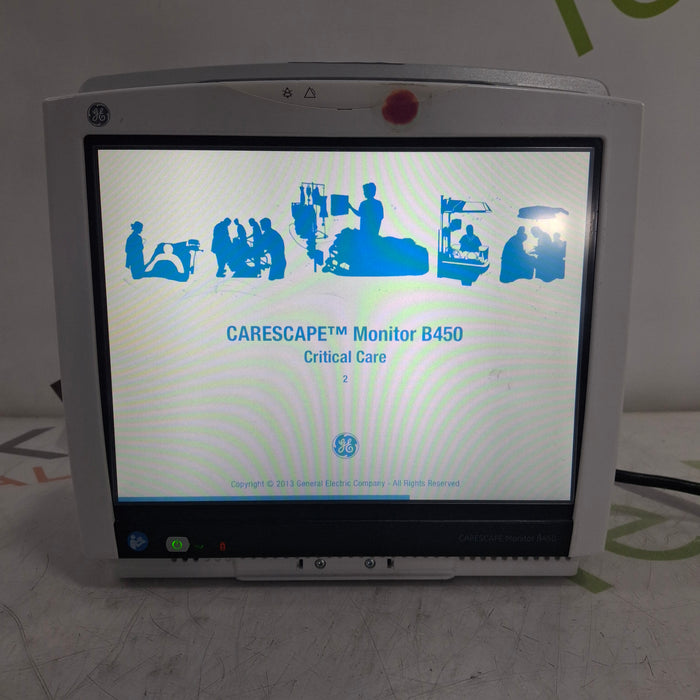 GE Healthcare Carescape B450 Critical Care Patient Monitor