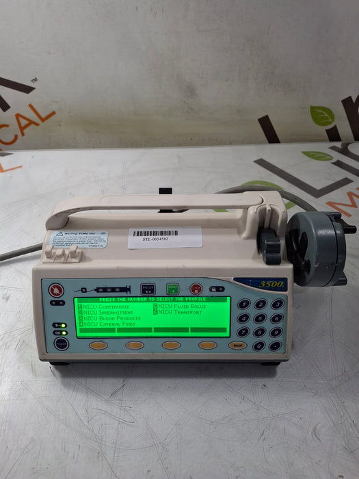 Smiths Medical Medfusion 3500 Version 6 Syringe Infusion Pump