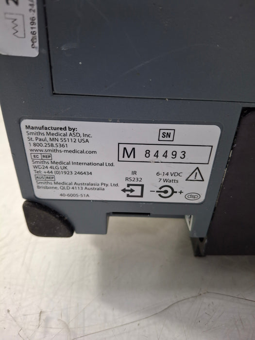 Smiths Medical Medfusion 3500 Version 6 Syringe Infusion Pump