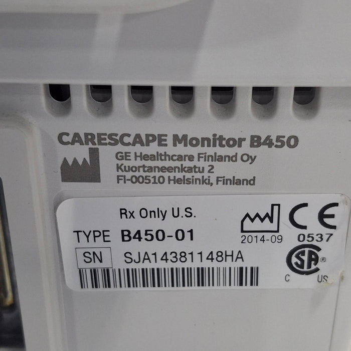 GE Healthcare Carescape B450 Patient Monitor