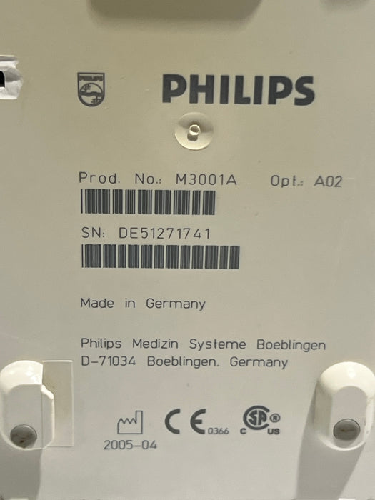Philips M3001A-A02 OxiMax SpO2, NIBP, ECG MMS Module