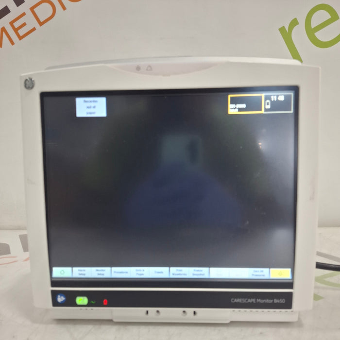 GE Healthcare Carescape B450 Critical Care Patient Monitor