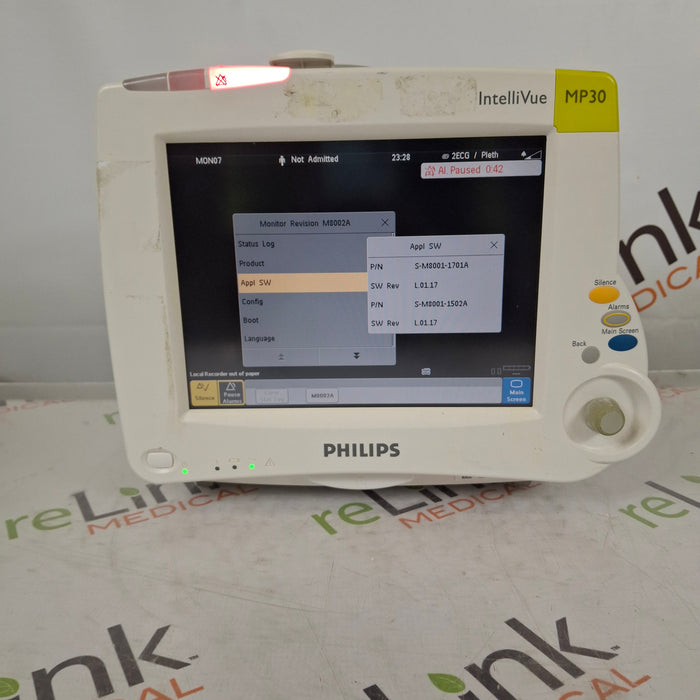 Philips IntelliVue MP30 Patient Monitor