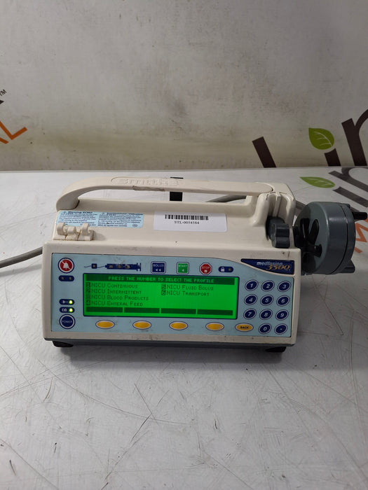 Smiths Medical Medfusion 3500 Version 6 Syringe Infusion Pump