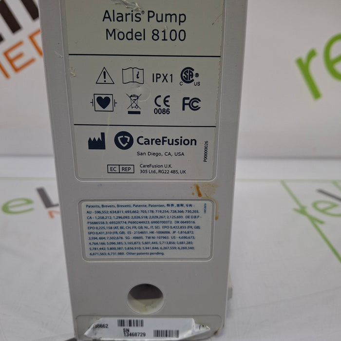 CareFusion Alaris 8100 LVP Infusion Pump Module