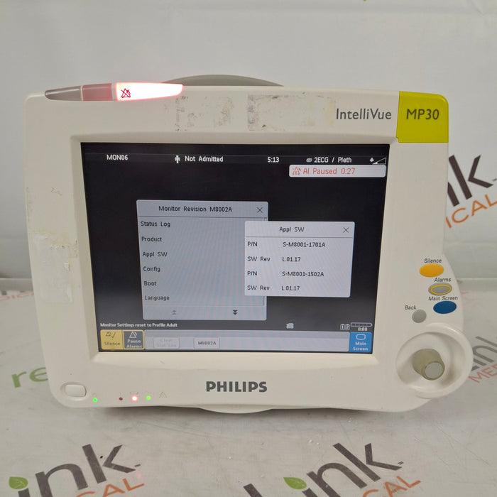 Philips IntelliVue MP30 Patient Monitor