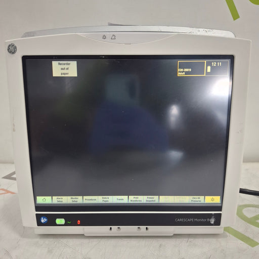 GE Healthcare GE Healthcare Carescape B450 Critical Care Patient Monitor Patient Monitors reLink Online