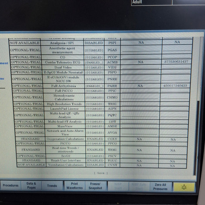 GE Healthcare Carescape B450 Critical Care Patient Monitor