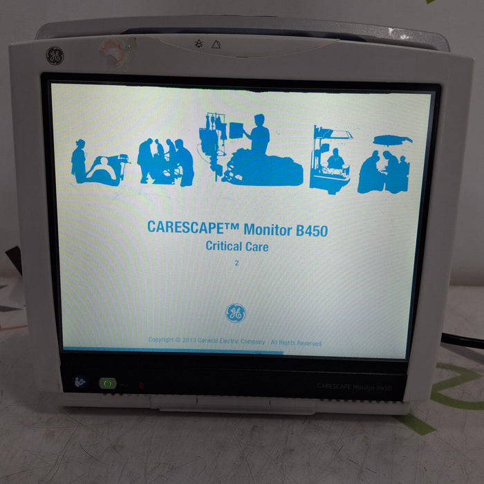 GE Healthcare Carescape B450 Critical Care Patient Monitor