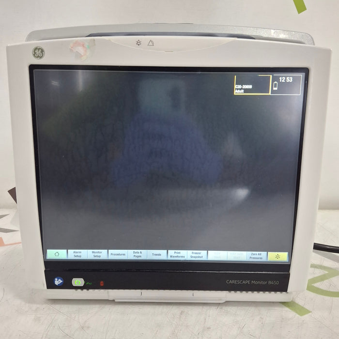 GE Healthcare Carescape B450 Critical Care Patient Monitor