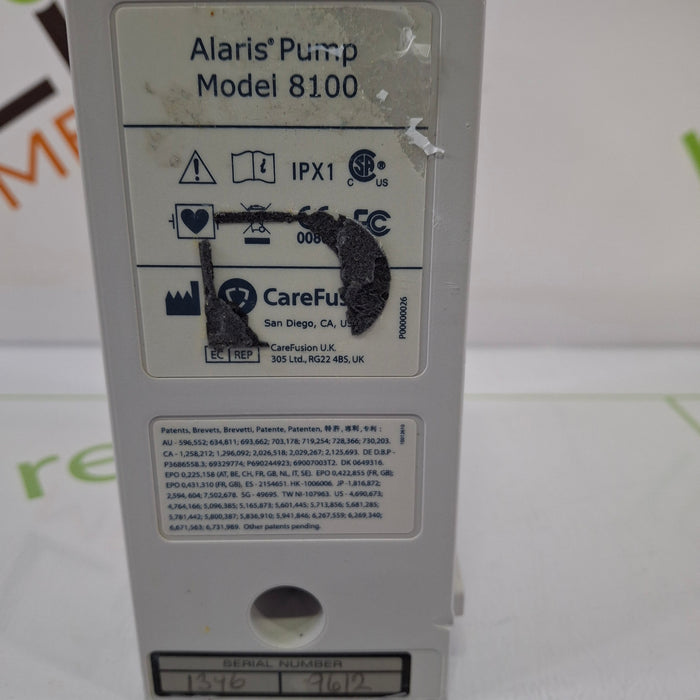 CareFusion Alaris 8100 LVP Infusion Pump Module