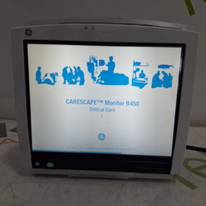 GE Healthcare Carescape B450 Critical Care Patient Monitor