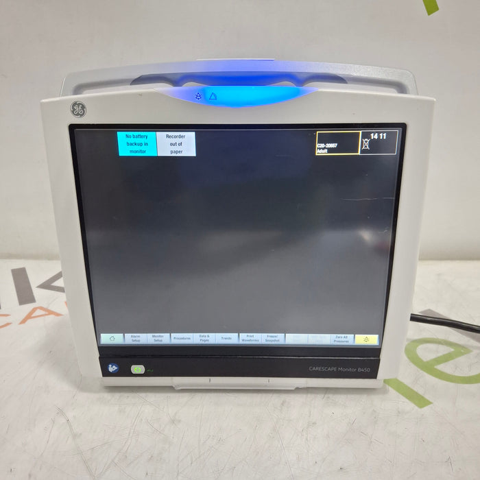 GE Healthcare Carescape B450 Critical Care Patient Monitor