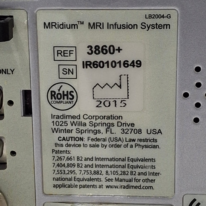 Iradimed MRidium 3860+ w/3861 MRI Infusion Pump