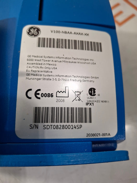 GE Healthcare Dinamap V100 - NIBP, SpO2, Temp Vital Signs Monitor