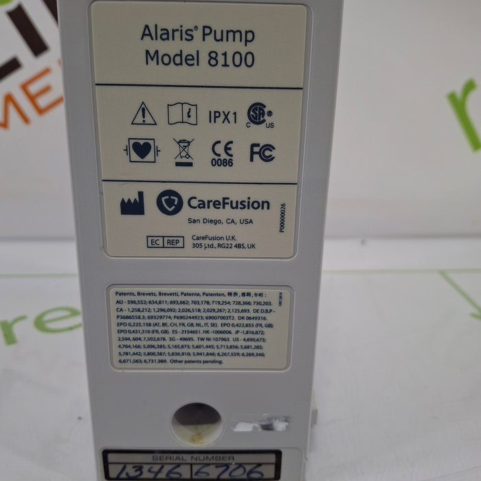 CareFusion Alaris 8100 LVP Infusion Pump Module