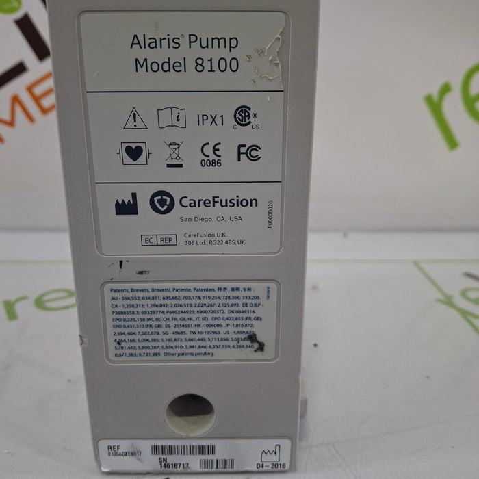 CareFusion Alaris 8100 LVP Infusion Pump Module
