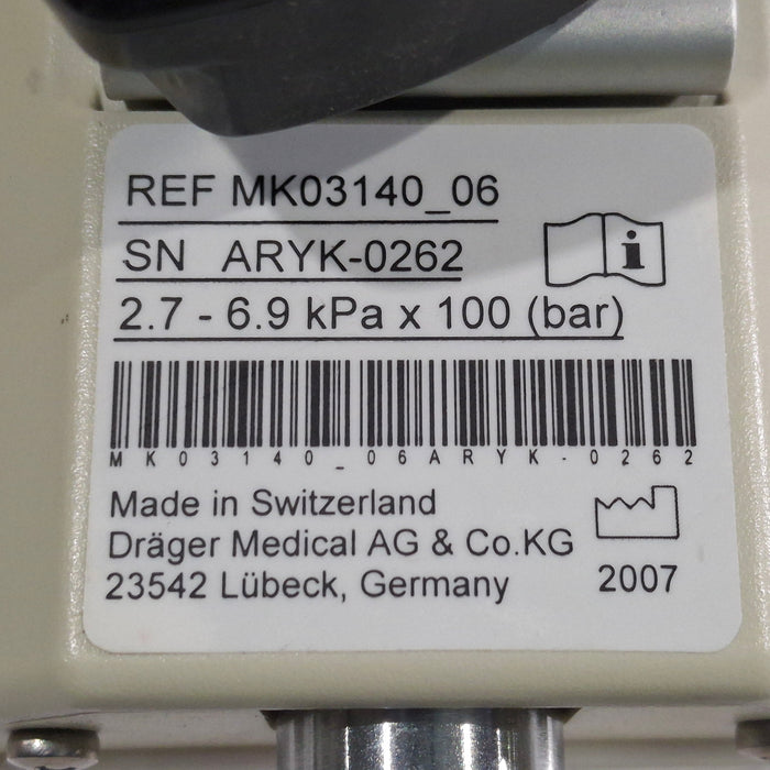 Drager MK03140 Vacuum Regulator