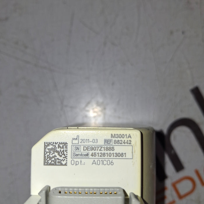 Philips M3001A-A01C06 Fast SpO2, NIBP, ECG, Temp, IBP MMS Module