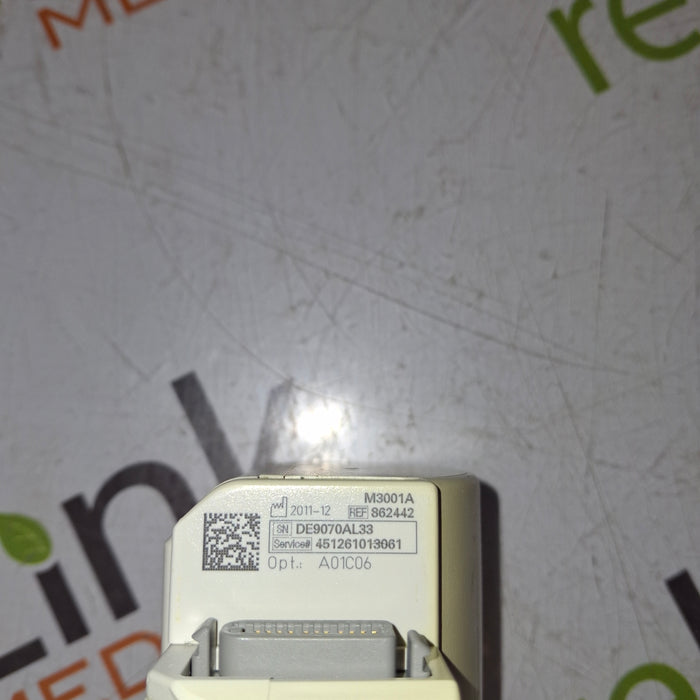 Philips M3001A-A01C06 Fast SpO2, NIBP, ECG, Temp, IBP MMS Module