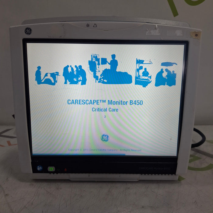 GE Healthcare Carescape B450 Critical Care Patient Monitor