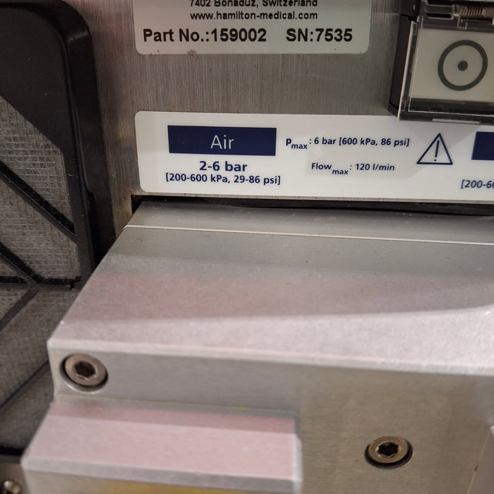 Hamilton Medical Inc G5 Ventilator