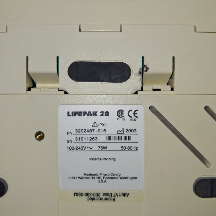 Physio-Control LifePak 20 Defibrillator