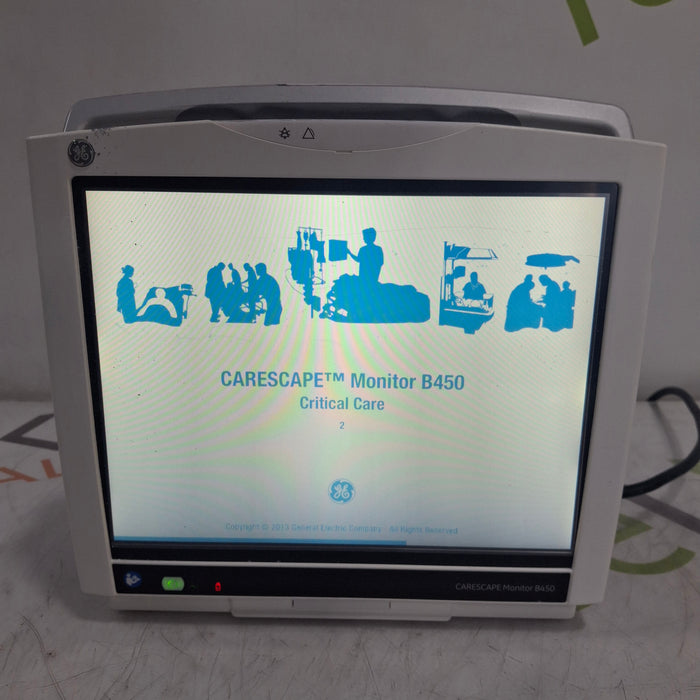 GE Healthcare Carescape B450 Critical Care Patient Monitor