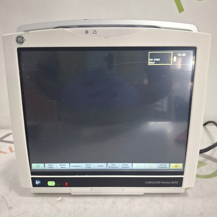 GE Healthcare Carescape B450 Critical Care Patient Monitor