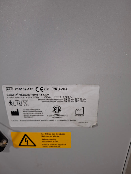 Medizintechnik GmbH BodyFix Vacuum Pump P2 120V