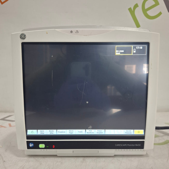 GE Healthcare Carescape B450 Critical Care Patient Monitor