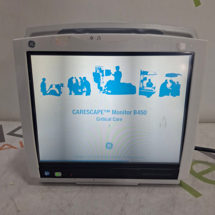 GE Healthcare Carescape B450 Critical Care Patient Monitor
