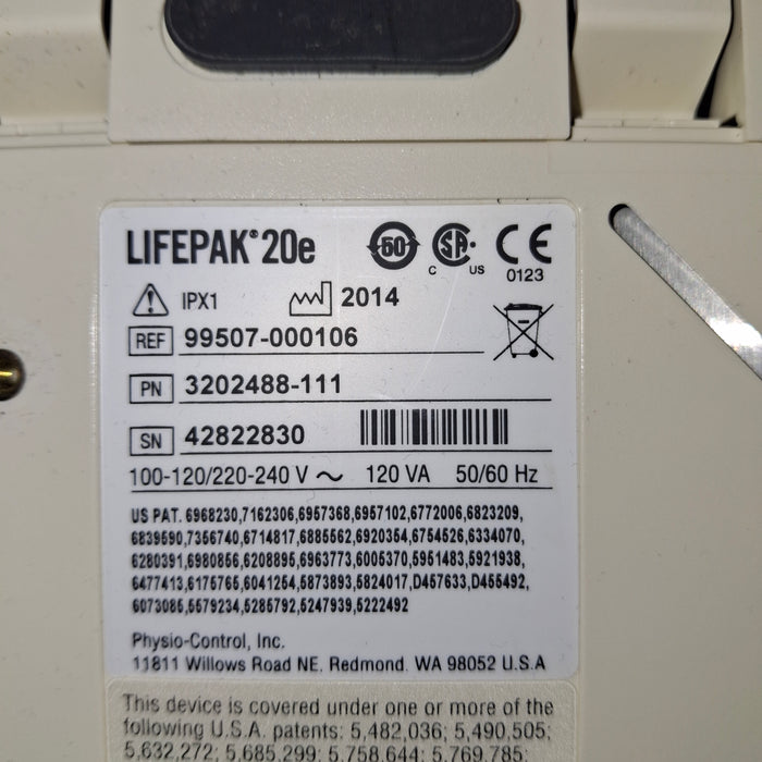 Physio-Control LifePak 20e Defibrillator