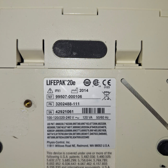Physio-Control LifePak 20e Defibrillator