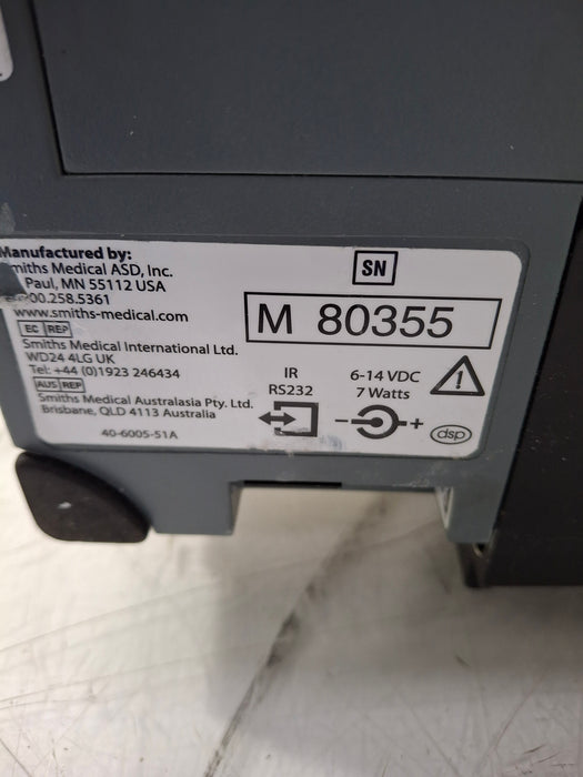 Smiths Medical Medfusion 3500 Version 6 Syringe Infusion Pump