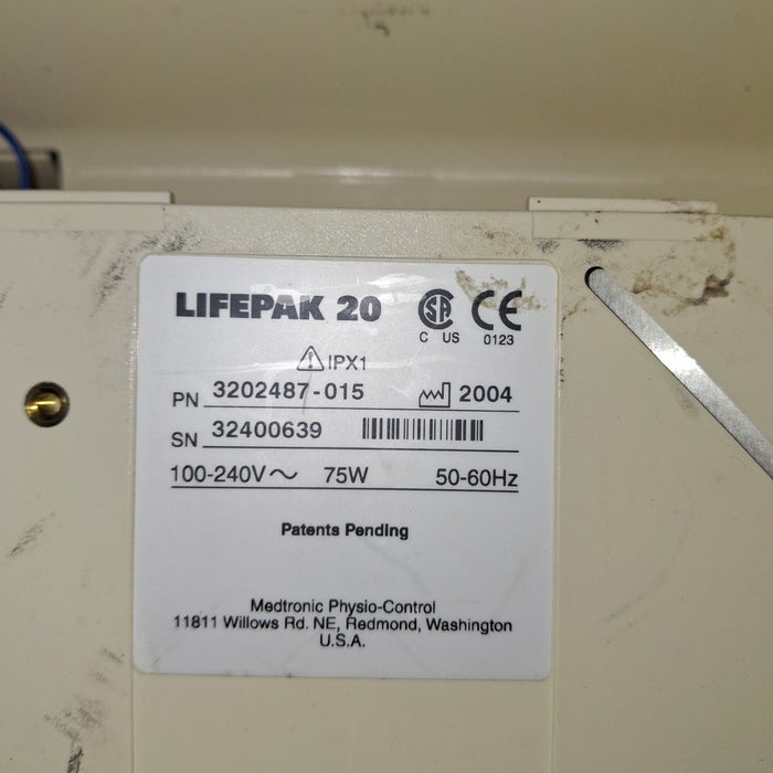Physio-Control LifePak 20 Defibrillator