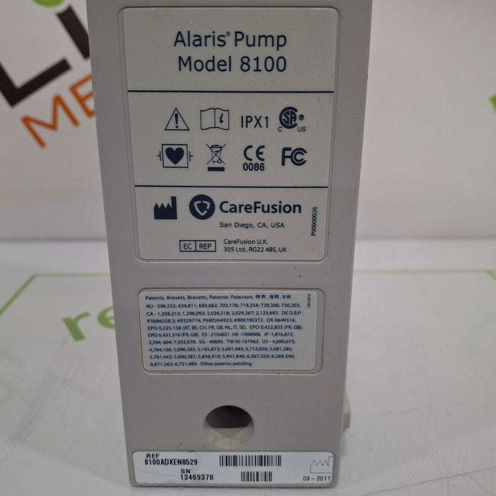 CareFusion Alaris 8100 LVP Infusion Pump Module