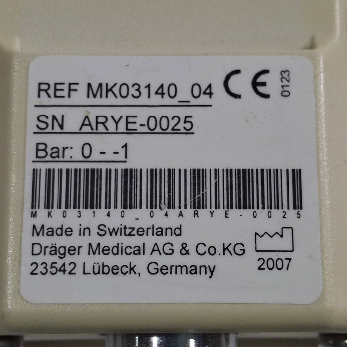 Drager MK03140 Vacuum Regulator