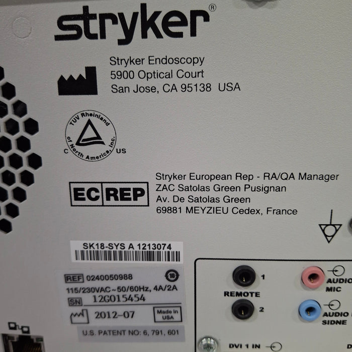 Stryker 240-050-988 SDC Ultra HD Information System