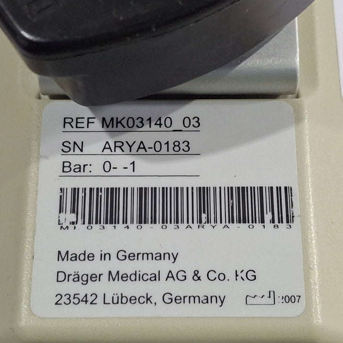 Drager MK03140 Vacuum Regulator