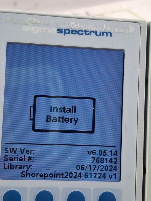 Baxter Sigma Spectrum 6.05.14 without Battery Infusion Pump