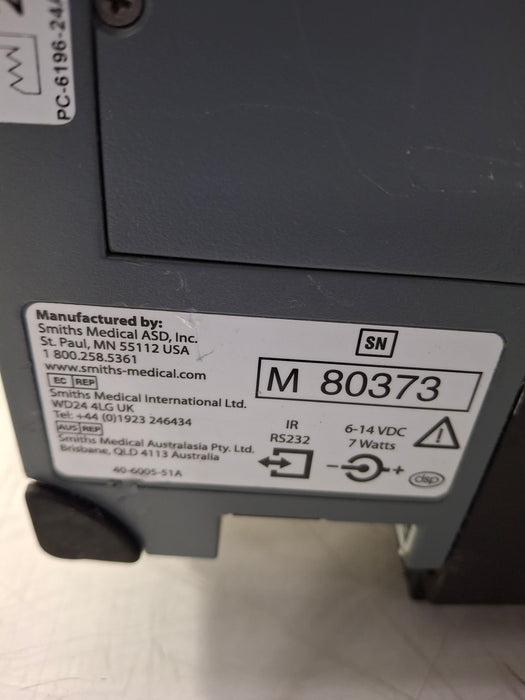 Smiths Medical Medfusion 3500 Version 6 Syringe Infusion Pump