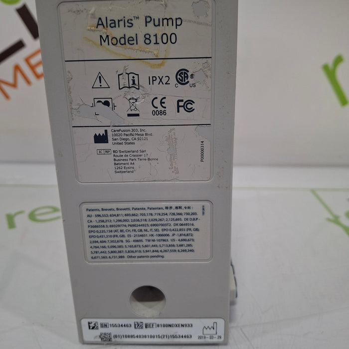 CareFusion Alaris 8100 LVP Infusion Pump Module