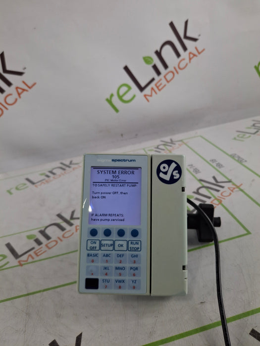 Baxter Sigma Spectrum 6.05.13 without Battery Infusion Pump