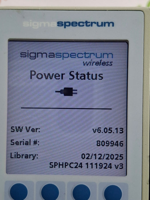 Baxter Sigma Spectrum 6.05.13 without Battery Infusion Pump