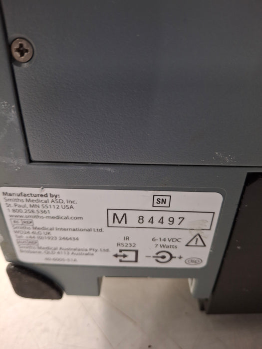 Smiths Medical Medfusion 3500 Version 6 Syringe Infusion Pump