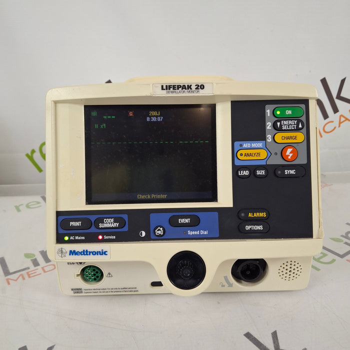 Physio-Control LifePak 20 Defibrillator