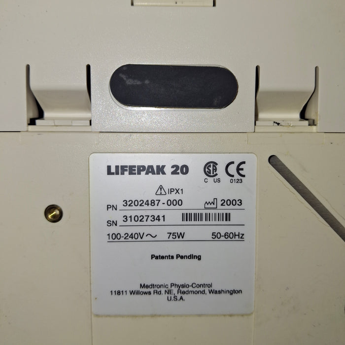 Physio-Control LifePak 20 Defibrillator