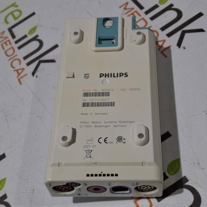 Philips M3001A-A02C06 OxiMax SpO2, NIBP, ECG, Temp, IBP MMS Module
